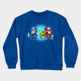 Mega Man X and Zero Pixel Crewneck Sweatshirt